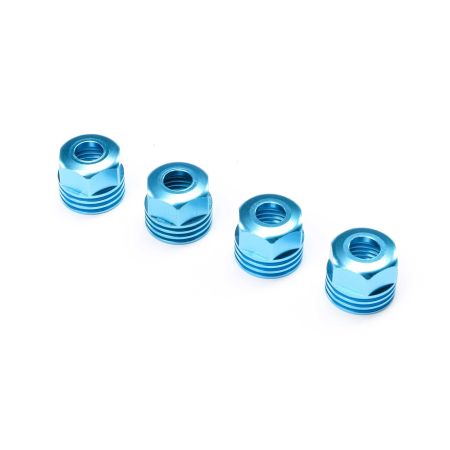 Losi Lower Shock Caps, Aluminum, King Blue (4): SBR 2.0 (Z-LOS253032) Losi Lower Shock Caps, Aluminum, King Blue (4): SBR 2.0 (Z-LOS253032)
