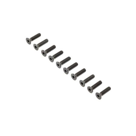 Losi Flat Head Screws, Stl, BO, M4 x 16mm (10) (Z-LOS255017) Losi Flat Head Screws, Stl, BO, M4 x 16mm (10) (Z-LOS255017)