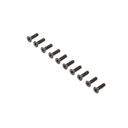 Losi Flat Head Screws, Stl, BO, M4 x 14mm (10) (Z-LOS255019) Losi Flat Head Screws, Stl, BO, M4 x 14mm (10) (Z-LOS255019)