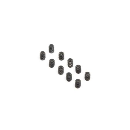Losi Set Screws, Stl, BO, Flat Point, M4 x 6mm (10) (Z-LOS255021) Losi Set Screws, Stl, BO, Flat Point, M4 x 6mm (10) (Z-LOS255021)