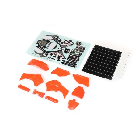 Losi Orange Plastics with Wraps: Promoto-MX (Z-LOS260004) Losi Orange Plastics with Wraps: Promoto-MX (Z-LOS260004)
