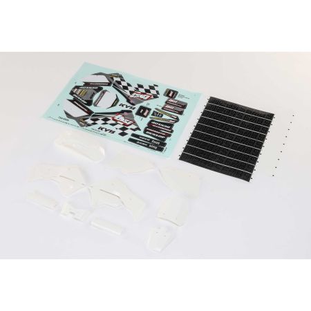 Losi White Plastics with Wraps: Promoto-MX (Z-LOS260005) Losi White Plastics with Wraps: Promoto-MX (Z-LOS260005)