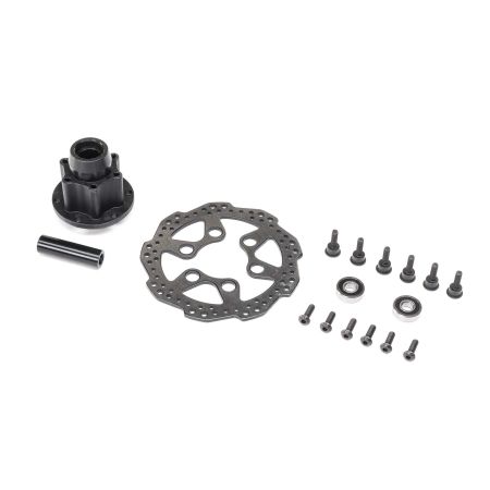 Losi Complete Front Hub Assembly: Promoto-MX (Z-LOS262013) Losi Complete Front Hub Assembly: Promoto-MX (Z-LOS262013)