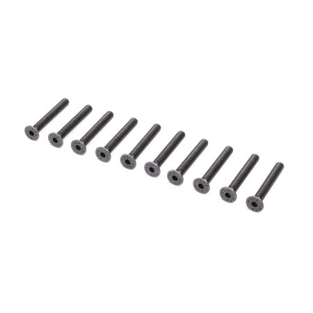Losi Flat Head Screws, M4 x 30mm (10) (Z-LOS265002) Losi Flat Head Screws, M4 x 30mm (10) (Z-LOS265002)
