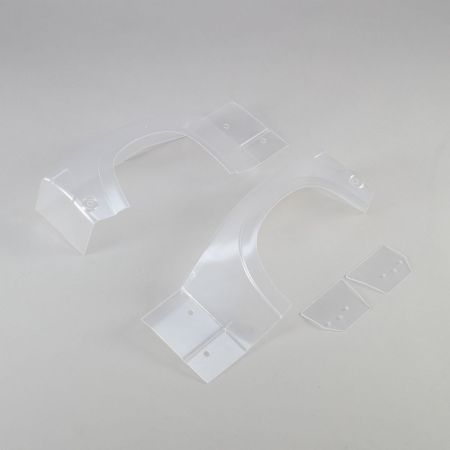 Losi L/R Rear Fender Set, Clear: Super Baja Rey (Z-LOS350004)