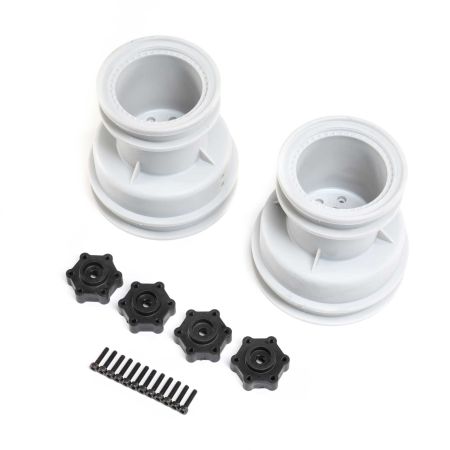 Losi MT Wheel, Silver (2): LMT (Z-LOS43033) Losi MT Wheel, Silver (2): LMT (Z-LOS43033)
