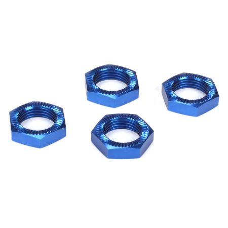 Losi Wheel Nuts, Blue Anodized (4): 5IVE-T, MINI WRC (Z-LOSB3227) Losi Wheel Nuts, Blue Anodized (4): 5IVE-T, MINI WRC (Z-LOSB3227)