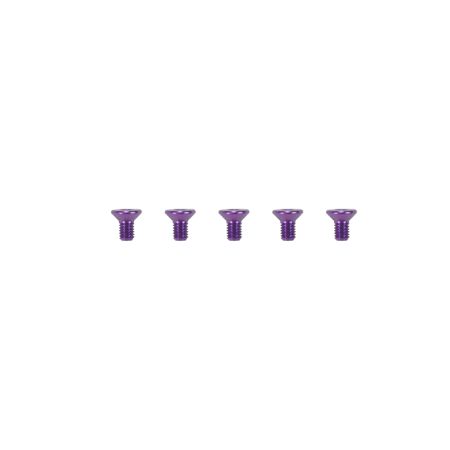 Arrowmax Alu Screw Allen Csk M3 x 6 Purple (5) (AM14CS3006P)