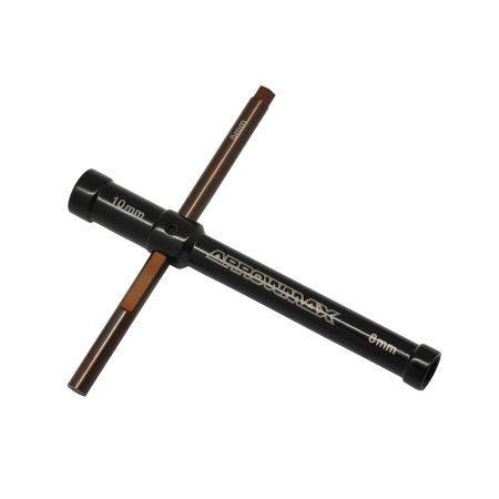 Arrowmax Wrench-Glowplug / Clutchnut - 8mm/10mm 