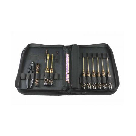 Arrowmax Toolset 1/10 OffRoad 12pcs + Bag Blk Golden (AM199441) Arrowmax Toolset 1/10 OffRoad 12pcs + Bag Blk Golden (AM199441)