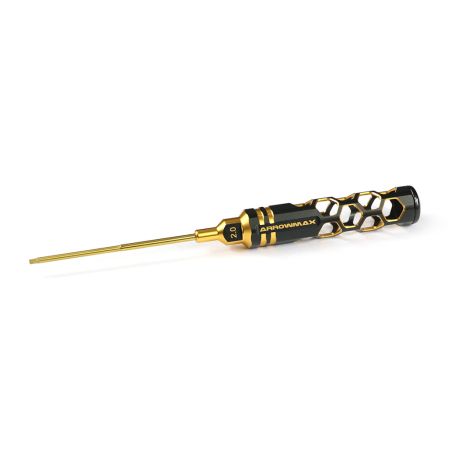 Arrowmax Allen Wrench 2.0 x 100mm Black Golden (AM410121BG) Arrowmax Allen Wrench 2.0 x 100mm Black Golden (AM410121BG)