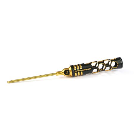 Arrowmax Ball Driver Hex Wrench 3.0x100mm Black Golden (AM420131BG) Arrowmax Ball Driver Hex Wrench 3.0x100mm Black Golden (AM420131BG)