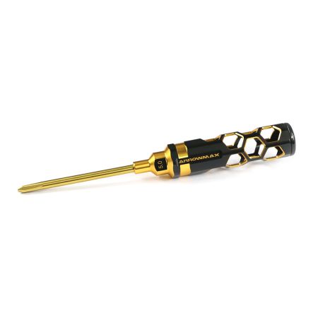 Arrowmax Phillips Screwdriver 5.0 x 100mm Black Golden (AM440151BG) Arrowmax Phillips Screwdriver 5.0 x 100mm Black Golden (AM440151BG)