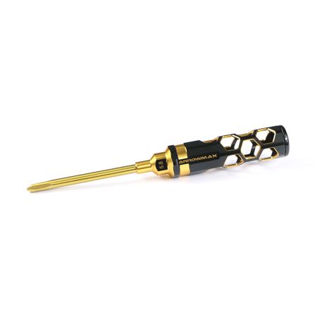 Arrowmax Phillips Screwdriver 5.8 x 100mm Black Golden (AM440159BG) Arrowmax Phillips Screwdriver 5.8 x 100mm Black Golden (AM440159BG)