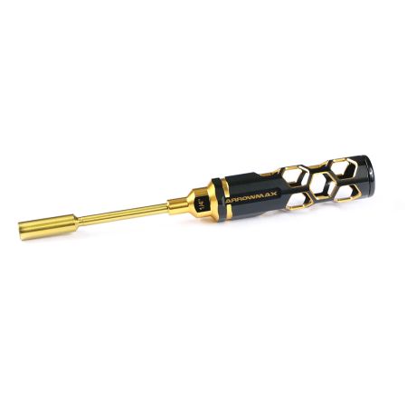 Arrowmax Nut Driver 1/4"(6.35mm)x 100mm Black Golden (AM450263BG) Arrowmax Nut Driver 1/4"(6.35mm)x 100mm Black Golden (AM450263BG)