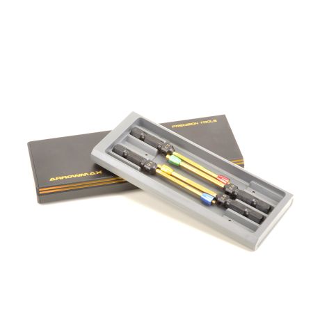 Arrowmax Power Tool Tip Set 4pcs + Alloy Case B/Golden (AM502901) Arrowmax Power Tool Tip Set 4pcs + Alloy Case B/Golden (AM502901)
