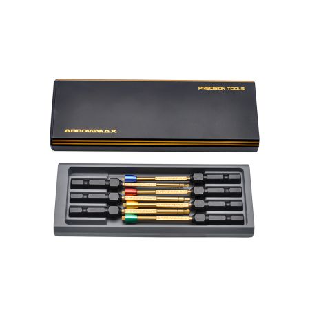 Arrowmax AM Power Tool Tip Set 7pcs with Alu Case  (AM502905)
