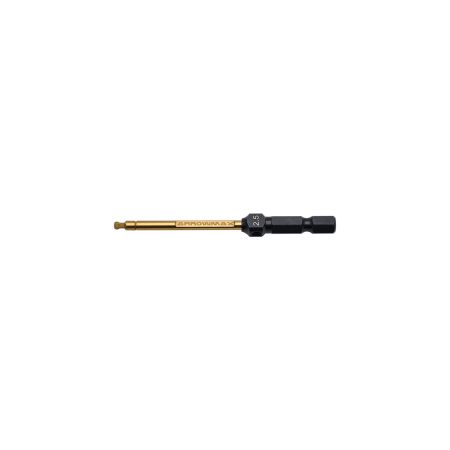 Arrowmax Ball Driver Hex Wrench 2.5 x 80mm Power Tip Only (AM522125) Arrowmax Ball Driver Hex Wrench 2.5 x 80mm Power Tip Only (AM522125)