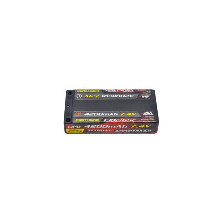 Arrowmax Lipo 4200mAh 2S Shorty 7.4V - 65/130C (AM700213) Arrowmax Lipo 4200mAh 2S Shorty 7.4V - 65/130C (AM700213)
