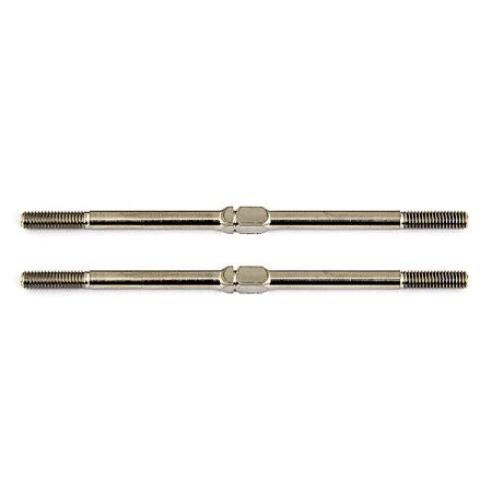 Team Associated FT Titanium Turnbuckles 3X67mm Silver (2) (AS1408) Team Associated FT Titanium Turnbuckles 3X67mm Silver (2) (AS1408)