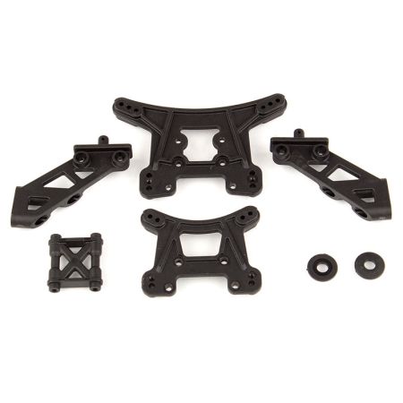 Team Associated Reflex 14B/14T Wing Mount, Front/Rear Shock Towers (AS21503) Team Associated Reflex 14B/14T Wing Mount, Front/Rear Shock Towers (AS21503)