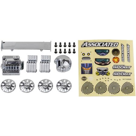 Team Associated Nano Sport Race Pack Chrome (AS21618) Team Associated Nano Sport Race Pack Chrome (AS21618)