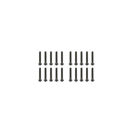 Team Associated M3 X 22 Button Head Hex Screws (10) (AS25189)