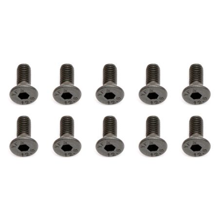 Team Associated M3 X 8 Flat Head Hex Screw (10) (AS25201) Team Associated M3 X 8 Flat Head Hex Screw (10) (AS25201)