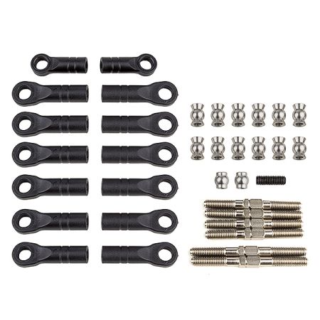 Team Associated Rival MT10 Turnbuckle/Rod End Set (AS25824) Team Associated Rival MT10 Turnbuckle/Rod End Set (AS25824)