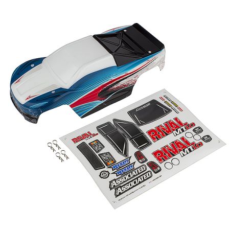 Team Associated Rival MT10 Painted Bodyshell Red/Blue (AS25839) Team Associated Rival MT10 Painted Bodyshell Red/Blue (AS25839)