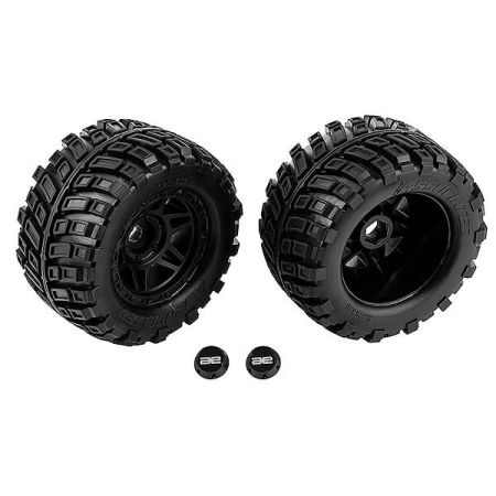 Team Associated Rival MT8 Tyres And Wheels, Mounted (AS25919) Team Associated Rival MT8 Tyres And Wheels, Mounted (AS25919)