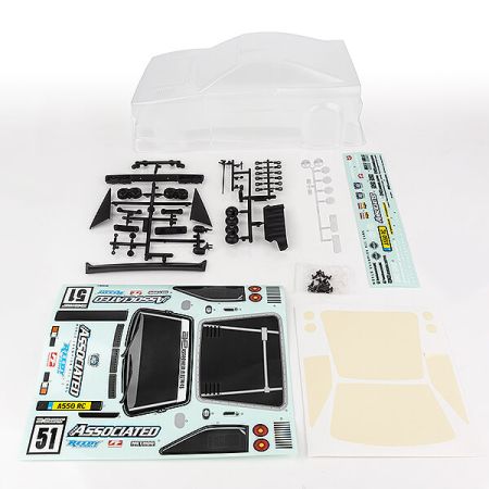 Team Associated Apex 2 Sport Rally A550 Body Clear (AS31911) Team Associated Apex 2 Sport Rally A550 Body Clear (AS31911)