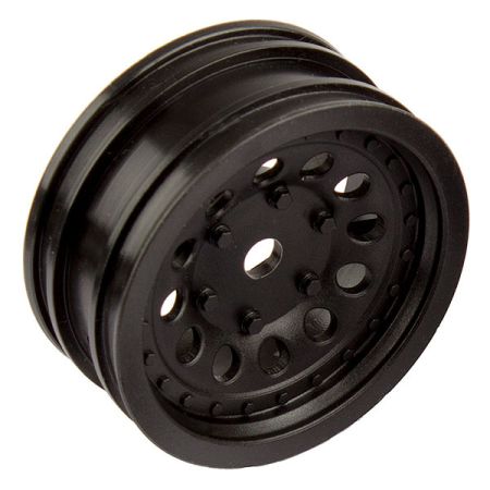 Team Associated CR12 Wheel Set (Black) (AS41052)