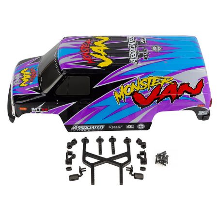 Team Associated MT12 Monster Van Bodyshell Set Painted (AS41116) Team Associated MT12 Monster Van Bodyshell Set Painted (AS41116)