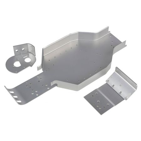 Team Associated RC10Cc Chassis /Nose Plate/Motor Mount Silver (AS6311) Team Associated RC10Cc Chassis /Nose Plate/Motor Mount Silver (AS6311)