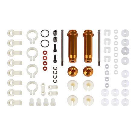 Team Associated RC10/T Rear Shock Kit 1.32 In (Pr) Gold (AS6420) Team Associated RC10/T Rear Shock Kit 1.32 In (Pr) Gold (AS6420)