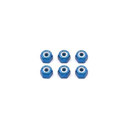 Team Associated Blue 8-32 Alum. Nuts (AS6943)