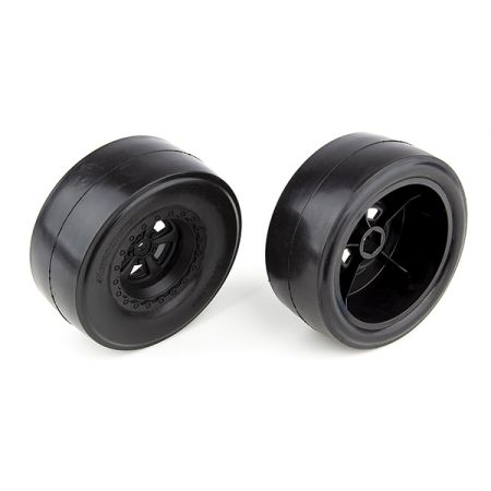 Team Associated DR10 Rear Wheels With Drag Slick Tyres (AS71072) Team Associated DR10 Rear Wheels With Drag Slick Tyres (AS71072)