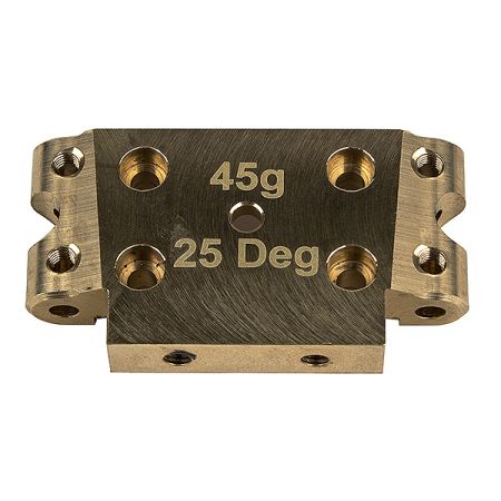Team Associated DR10 FT Brass Front Bulkhead 25 Degree 45G (AS72007)