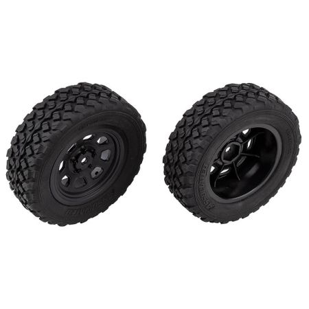 Team Associated Pro2 Lt10Sw Front Wheels & Tyres Mounted (AS72113) Team Associated Pro2 Lt10Sw Front Wheels & Tyres Mounted (AS72113)