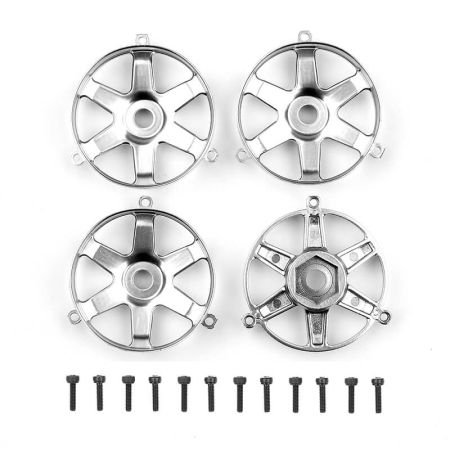 Team Associated DC10 FT Adj. Wheel Face Plate, Silver (4) (AS72247) Team Associated DC10 FT Adj. Wheel Face Plate, Silver (4) (AS72247)