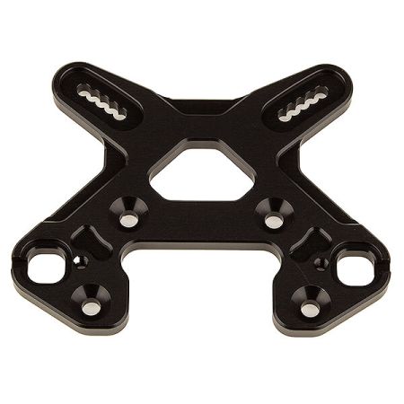 Team Associated RC8B4 Front Shock Tower, Black Aluminum (AS81502) Team Associated RC8B4 Front Shock Tower, Black Aluminum (AS81502)