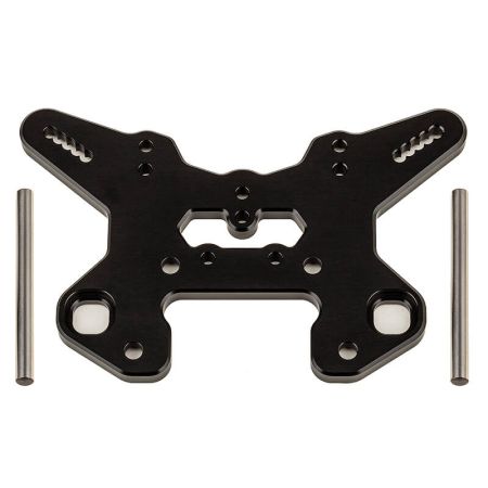 Team Associated RC8T4 Front Shock Tower V2 Black Aluminium (AS81624) Team Associated RC8T4 Front Shock Tower V2 Black Aluminium (AS81624)