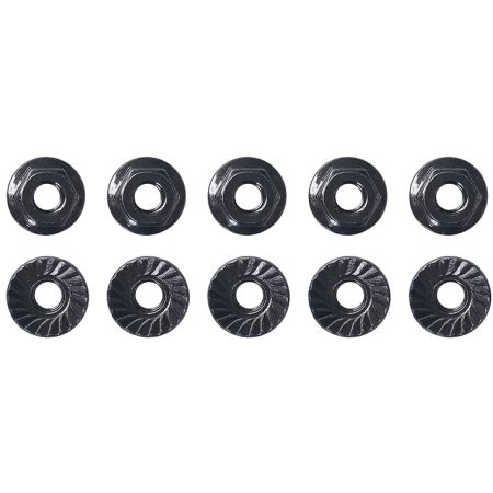 Team Associated M4 Low Profile Serrated Steel Wheel Nuts (10Pcs) (AS91150) Team Associated M4 Low Profile Serrated Steel Wheel Nuts (10Pcs) (AS91150)
