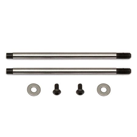 Team Associated 3X35mm Shock ShaFT V2 Chrome For As91579 Body (2) (AS91624)