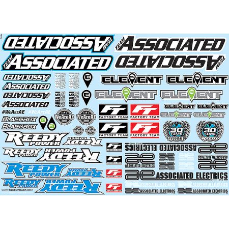 Team Associated 'Ae' Branding Decal Sheet (AS91913) Team Associated 'Ae' Branding Decal Sheet (AS91913)