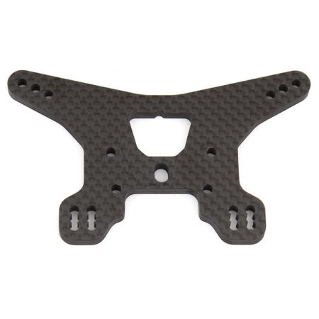 Team Associated B64 Rear Shock Tower Woven Carbon Fibre Long (AS92013) Team Associated B64 Rear Shock Tower Woven Carbon Fibre Long (AS92013)