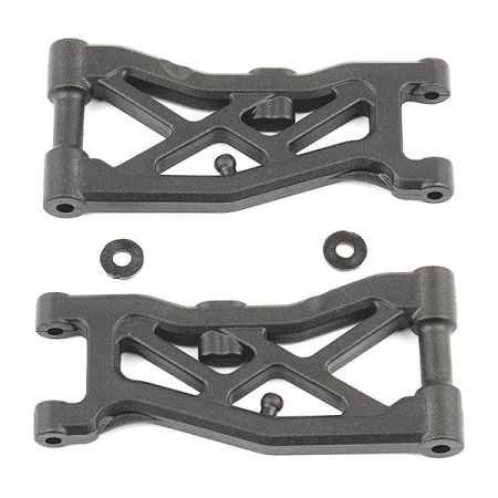 Team Associated B74/B74.1 FT Front Suspension Arms Carbon Fibre (AS92297) Team Associated B74/B74.1 FT Front Suspension Arms Carbon Fibre (AS92297)