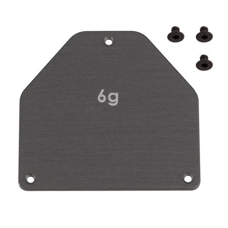 Team Associated RC10B7 FT Alum. Servo Weight Plate 6G (AS92444) Team Associated RC10B7 FT Alum. Servo Weight Plate 6G (AS92444)
