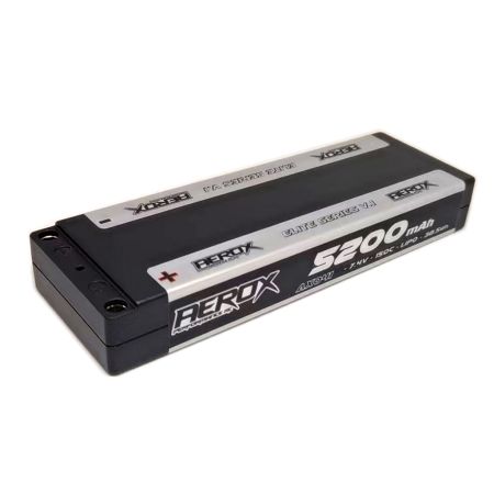 Aerox Elite LiPo 5200mAh Stick 7.4v 150C 19.5mm (AX041) Aerox Elite LiPo 5200mAh Stick 7.4v 150C 19.5mm (AX041)